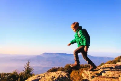 Plumíferos niños Montaña